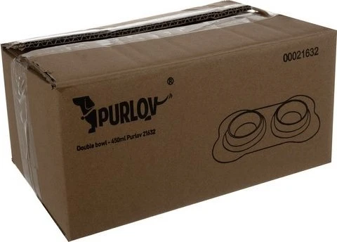 Dvigubas dubenėlis augintiniams, 2 x 350ml Purlov