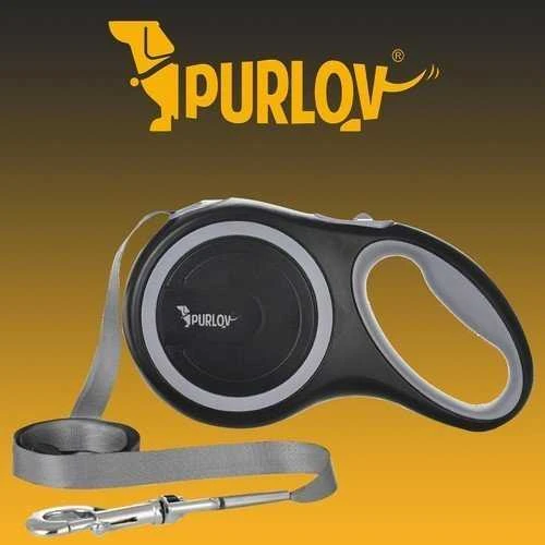 Automatinis pavadėlis Purlov, 5m / 15kg