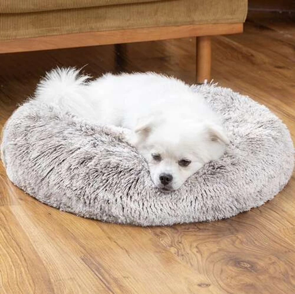 Purlov Hairy dog bed pilka 22759