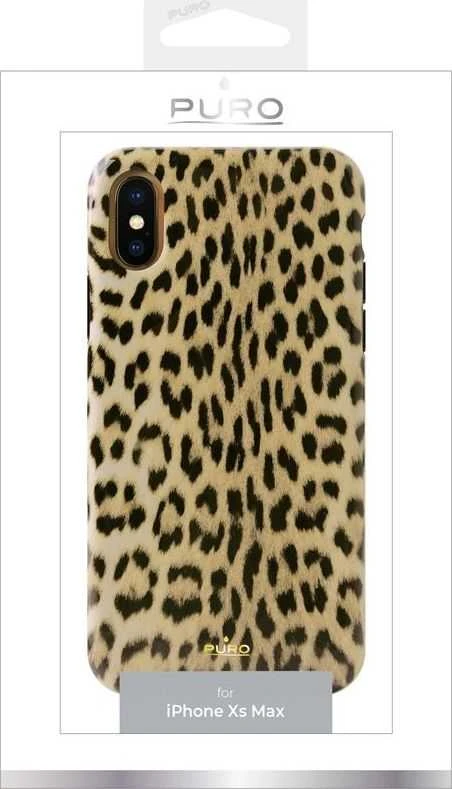 PURO Glam Leopard Cover - dėklas skirtas Apple iPhone Xs Max Leo 1