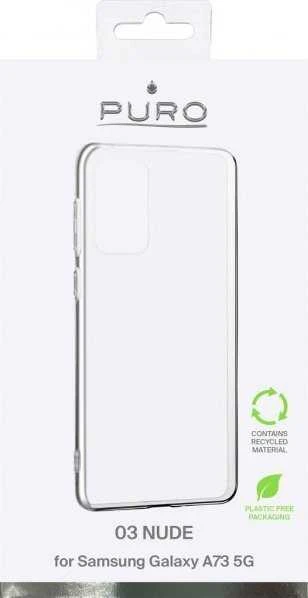 Dėklas PURO 0.3 NUDE skirtas Samsung Galaxy A73, skaidrus / SGA7303NUDETR