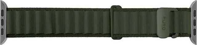 Puro 'EXTREME' polyester apyrankė Apple Watch 42-44-45-49mm, žalios spalvos