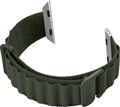 Puro 'EXTREME' polyester apyrankė Apple Watch 42-44-45-49mm, žalios spalvos