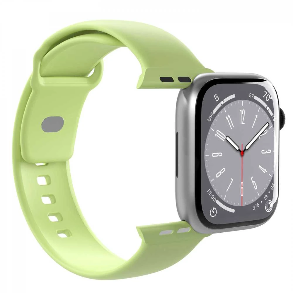 PURO ICON - Elastinis dirželis Apple Watch 38/40/41/42 mm (S/M ir M/L) (Matcha Žalias)