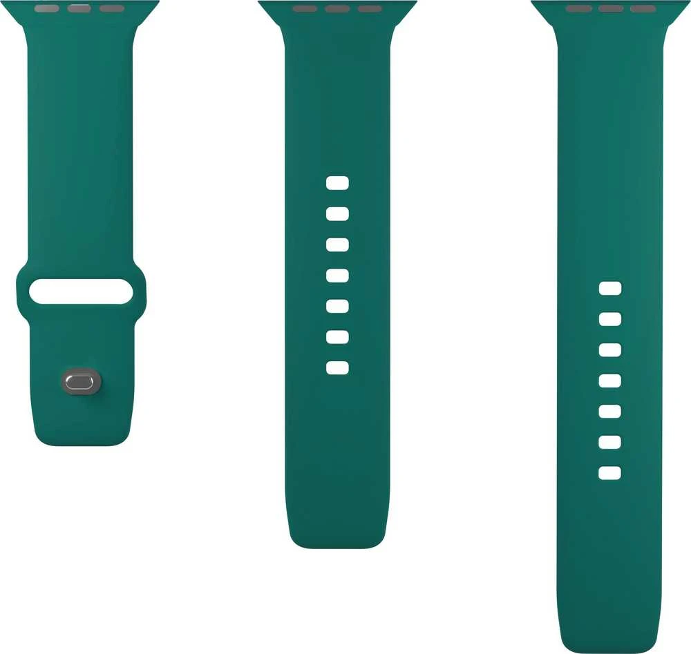 PURO ICON - elastingas dirželis, skirtas „Apple Watch“ 44/45/46/49 mm (S/M ir M/L) (žalias)