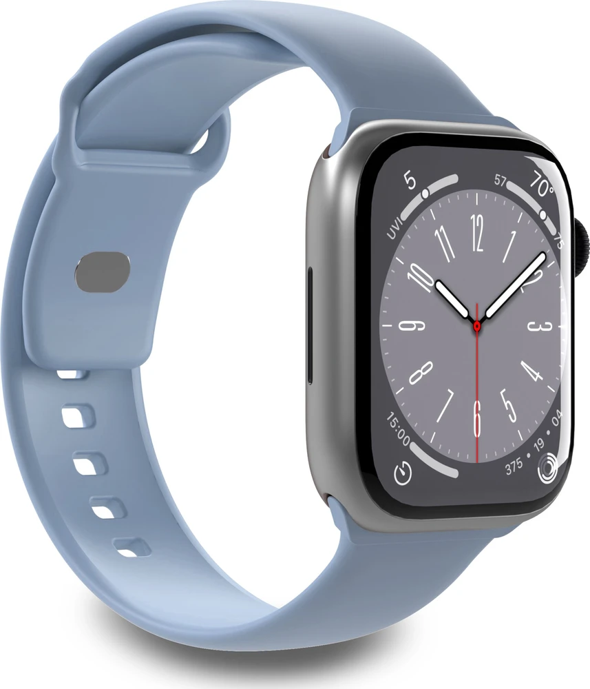 Puro „ICON” silikoninė apyrankė Apple Watch 42–44–45-49mm, light mėlynos spalvos