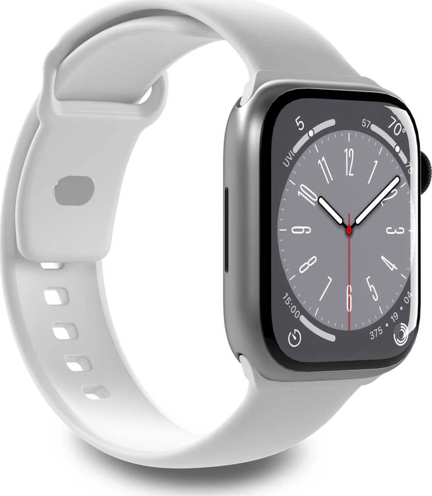 Puro „ICON” silikoninė apyrankė Apple Watch 42-44-45-49mm, baltos spalvos