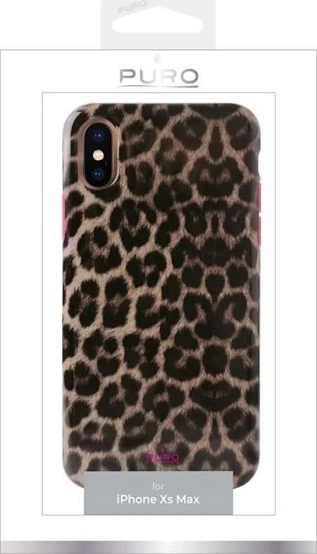 PURO Glam Leopard Cover - dėklas skirtas Apple iPhone Xs Max Leo 2