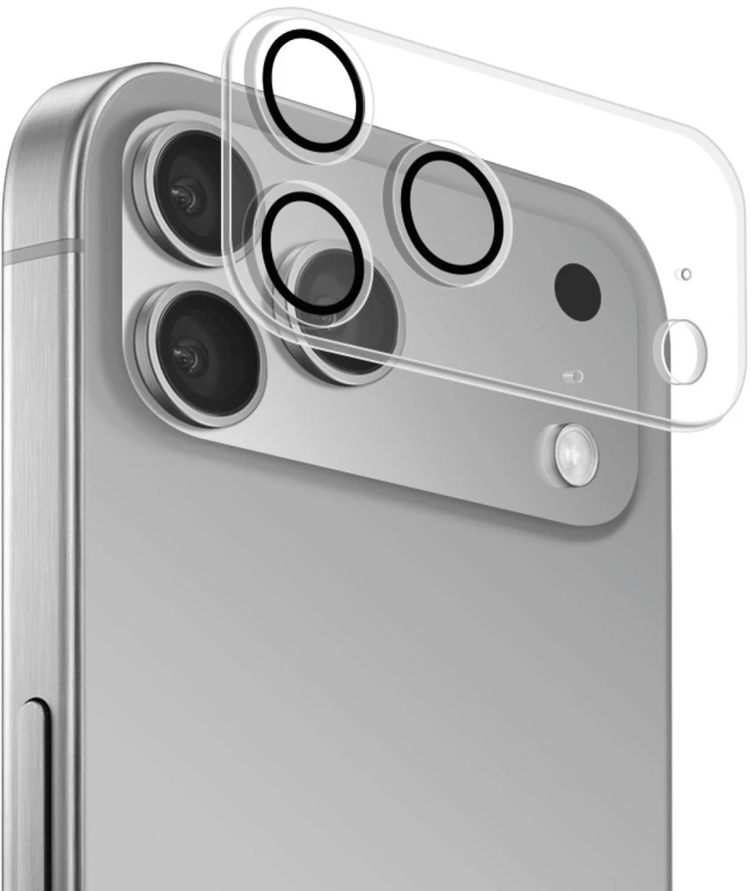Puro Camera Standard Apsauginis stiklas skirtas Apple iPhone 17 Pro Max skirtas Camera Island and Lenses