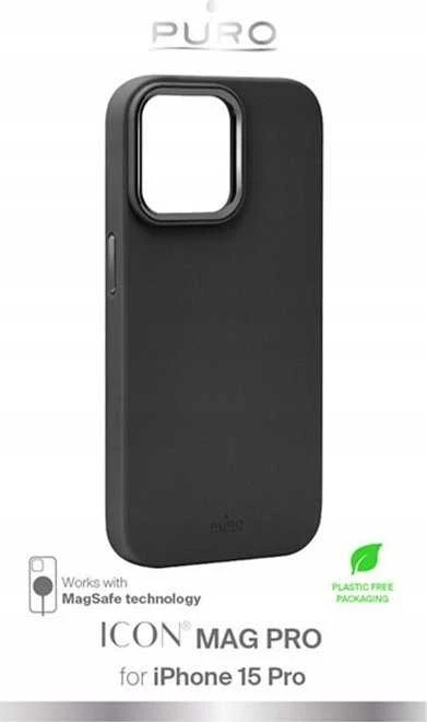 SBS Dėklas PURO iPhone 15 Pro / PUIPC15P61ICONMPBLK