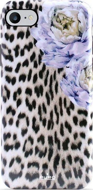 PURO Glam Sweet Leopard - dėklas skirtas Apple iPhone SE 2020/8/7 / 6s Leo Peonies