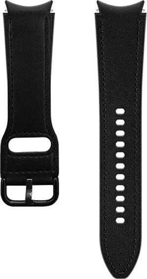 Išmaniojo laikrodžio Samsung Galaxy Watch 4/4 Classic odinis dirželis, Juodos spalvos