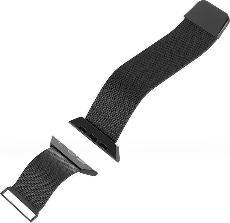 Puro ‘MILANESE’ apyrankė laikrodžiui Apple Watch 42-44-45-49m, juodos spalvos