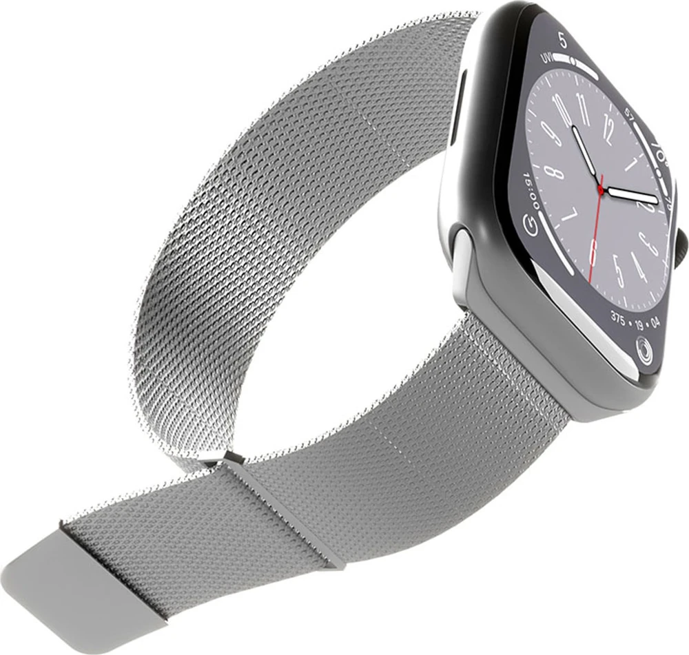 Puro ‘MILANESE’ apyrankė Apple Watch 42-44-45-49m, argento