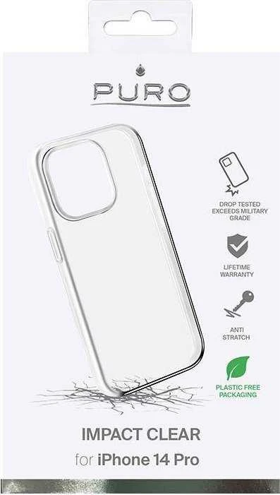 Dėklas PURO iPhone 14 Pro, atsparus smūgiams