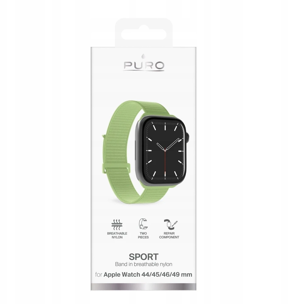 Puro Sport Strap for Apple Watch 44/45/46/49mm - Žalias