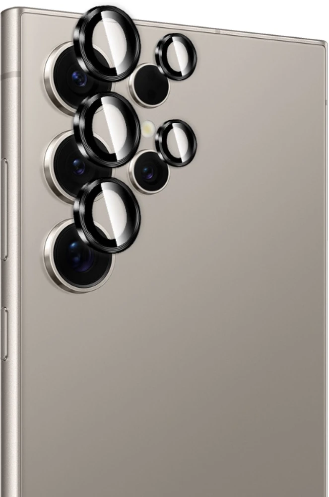 Puro Individual apsauginis stiklas skirtas the rear camera skirtas Samsung Galaxy S26 Ultra – with juodas frames