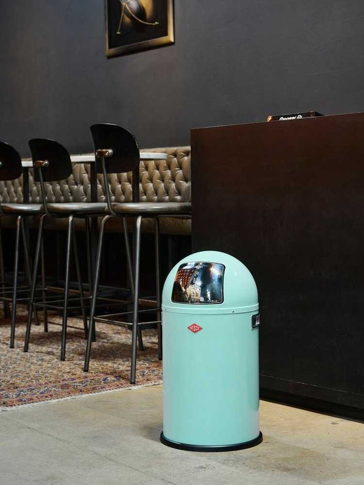 Wesco Šiukšliadėžė miętowy 22l Pushboy Junior -
