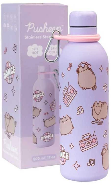 „Pusheen“ – nerūdijančio plieno termo buteliukas iš „Moments“ kolekcijos (500 ml)