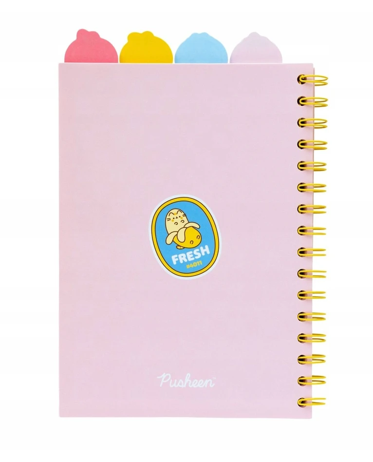 Pusheen - užrašų knygelė / bloknotas A5 iš vaisių kolekcijos