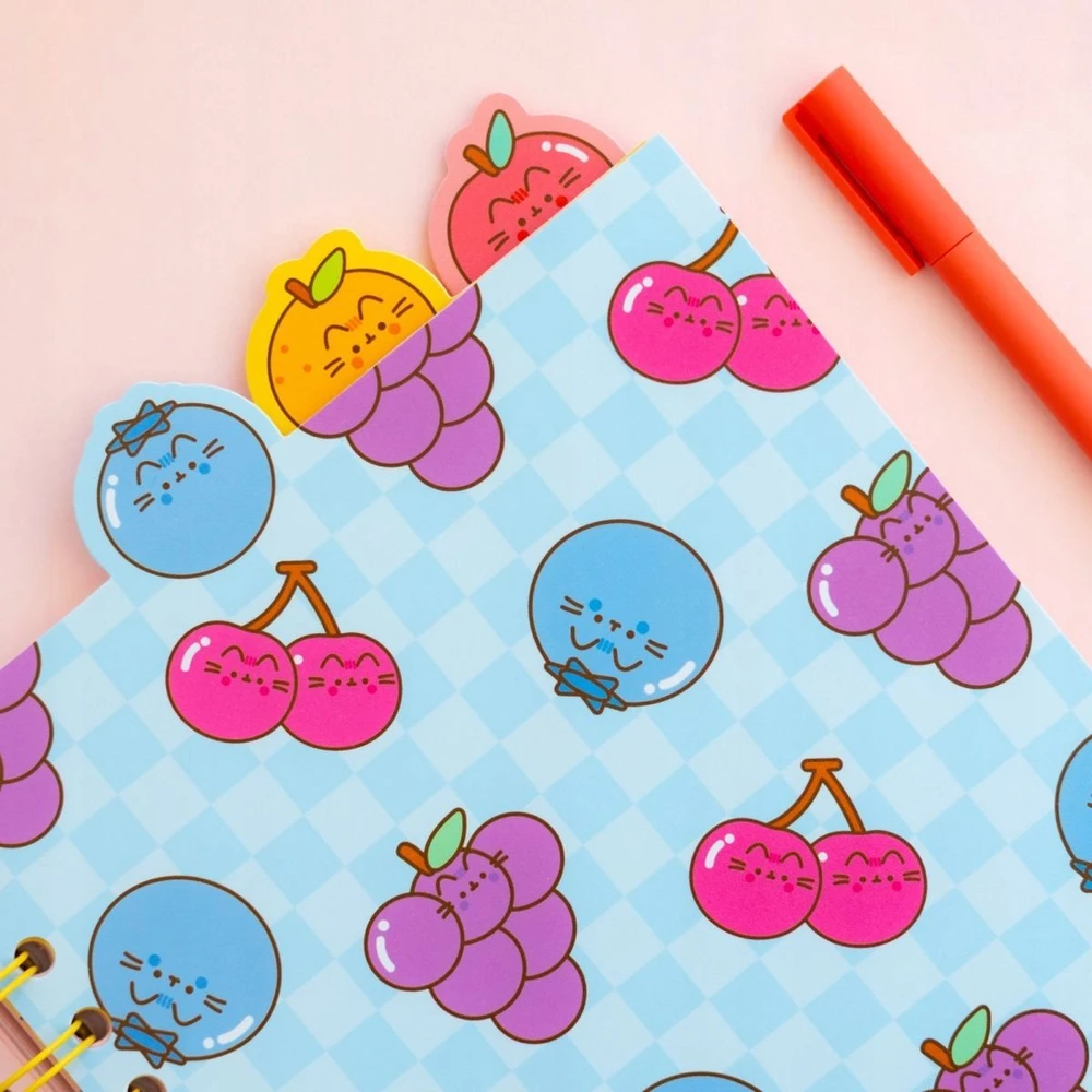 Pusheen - užrašų knygelė / bloknotas A5 iš vaisių kolekcijos