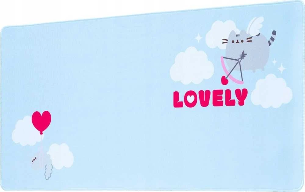 Kilimėlis Pusheen - Mata žaidimams / na biurko XXL su kolekcji Purrfect Love (80 x 35 cm)