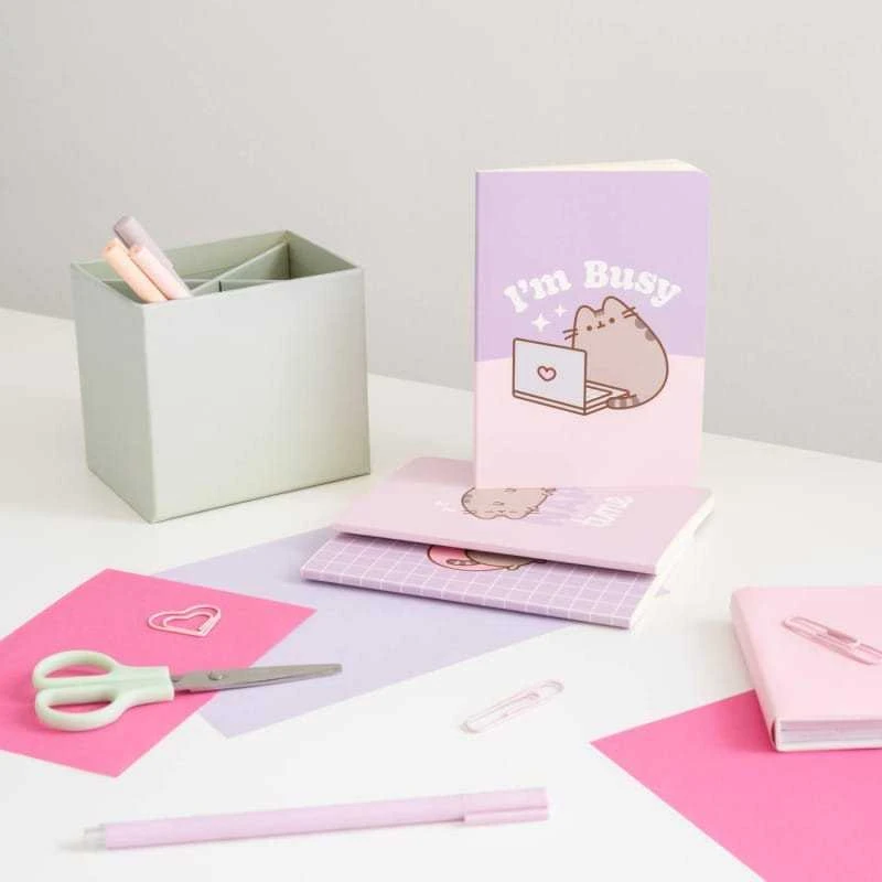 Pusheen - A6 formato užrašų knygelių rinkinys iš „Moments“ kolekcijos (3 vnt.)