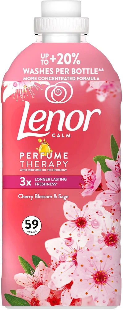 Minkštiklis LENOR Cherry Blossom & Sage, 59 skalb., 1239ml