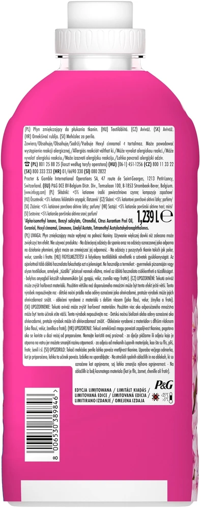 Laundry softener Lenor JAPANESE BLOSSOM. liquid. 1.239 l
