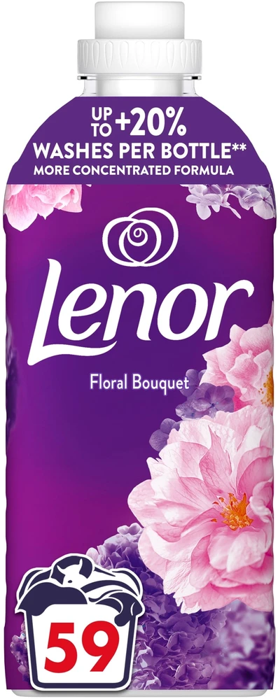 Minkštiklis LENOR Floral Bouquet, 59 skalb., 1239ml