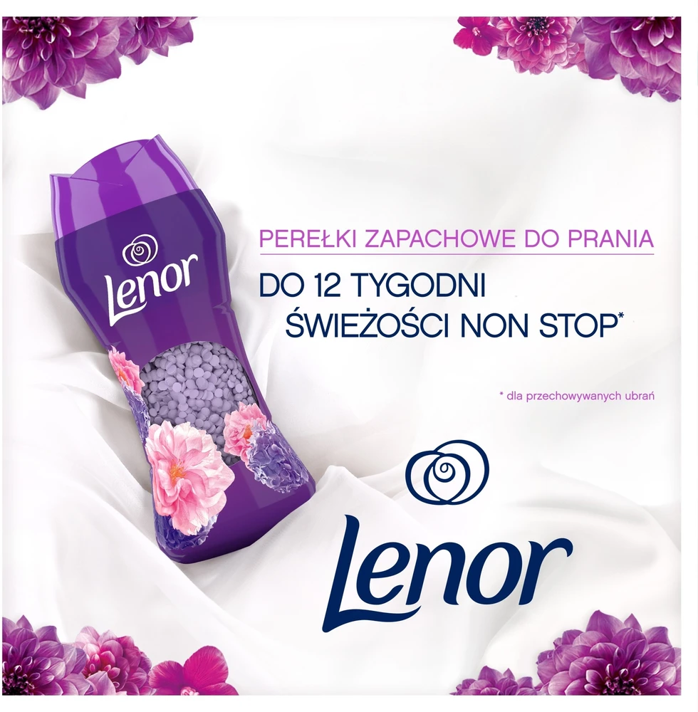 Lenor skalavimo skystis. Kvapiosios granulės LENOR 270 G FLORAL BOUQUET