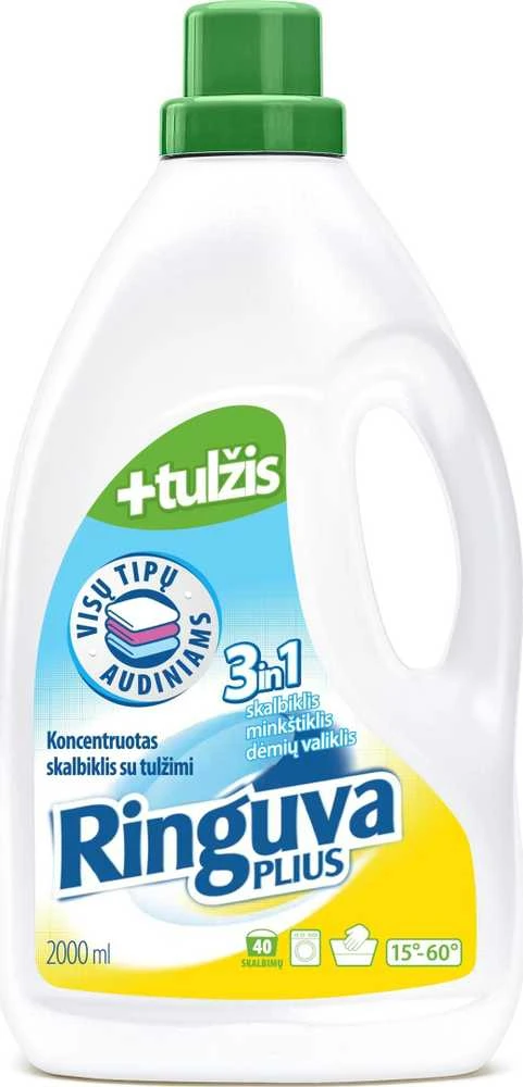 Ringuva_Pliu Skystasis skalbiklis RINGUVA PLUS 3IN1, 2 l, 40 skalb.