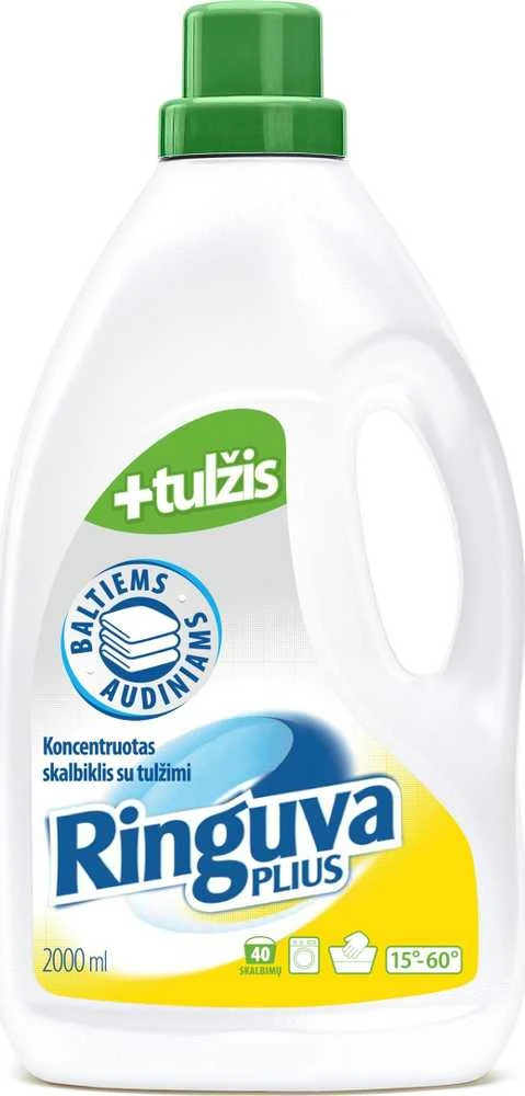 Ringuva_Pliu Skystasis skalbiklis RINGUVA PLUS, baltiems, 2 l, 40 sk.