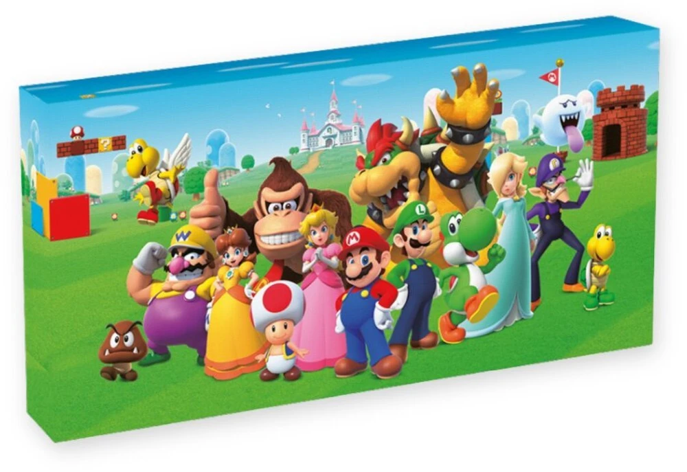 Pyramid Piramidės formos Super Mario šviečiantis paveikslėlis (personažai)