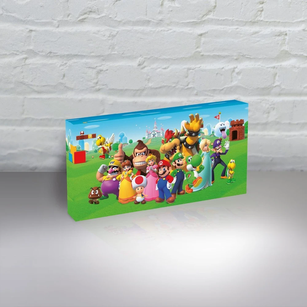 Pyramid Piramidės formos Super Mario šviečiantis paveikslėlis (personažai)