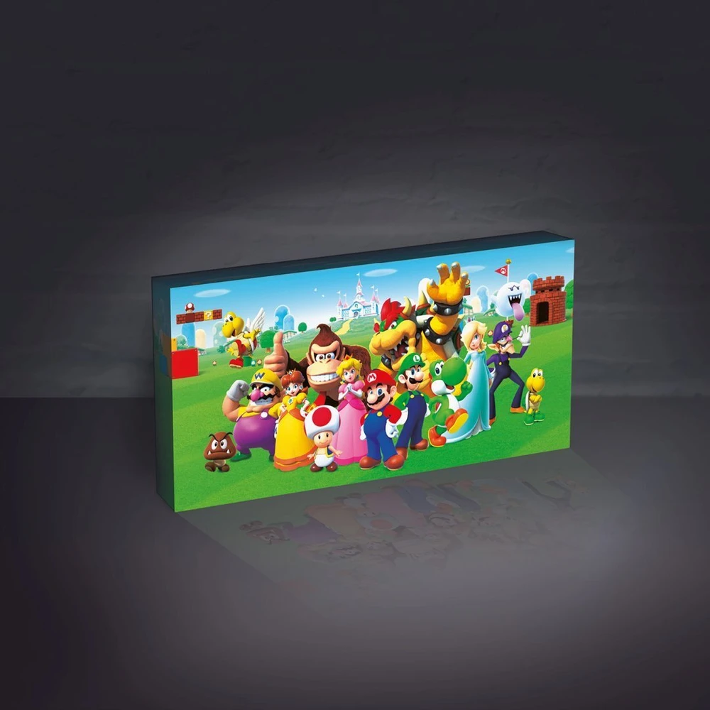 Pyramid Piramidės formos Super Mario šviečiantis paveikslėlis (personažai)