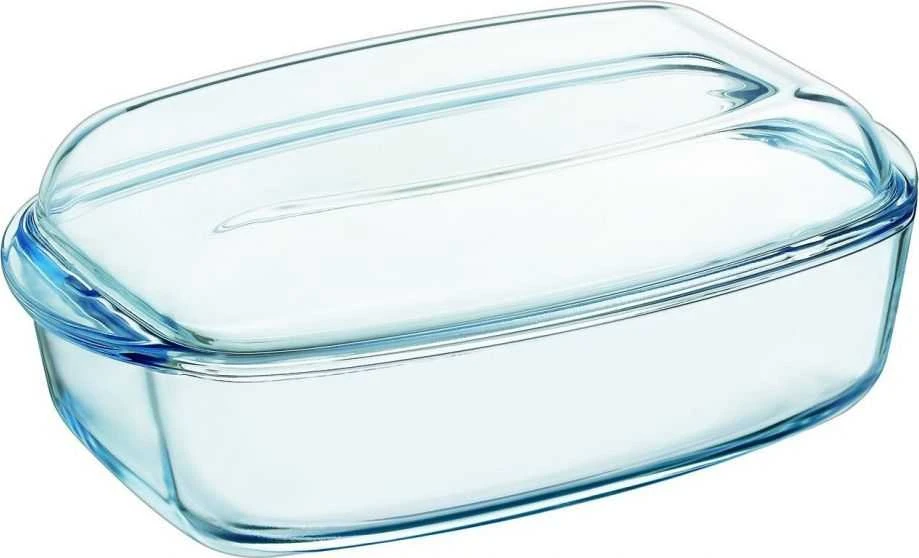 Pyrex „Essentials“ kepimo indas, 4,5 litro, 33 cm, skaidrus stiklas