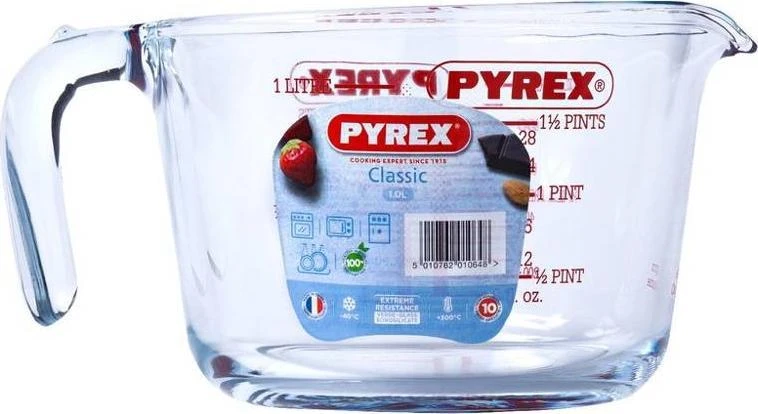 Ąsotis su matavimo žymėmis PYREX, 1 l