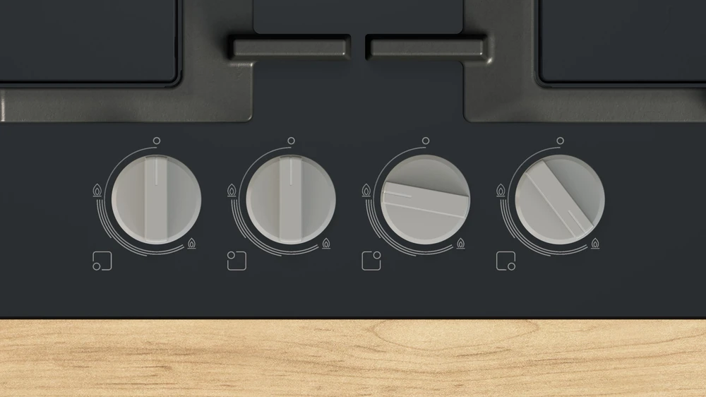 Bosch Serie 4 PNP6B6K40 Dujinė kaitlentė with 4 zones