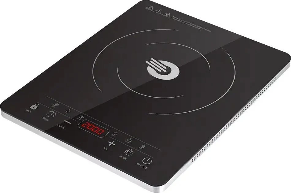 Orava VP-22i indukcinė kaitlentė, 2000 W, 9 pasirenkami lygiai, LED ekranas, 50 dB, laikmatis, skaitmeninis valdymas, juoda