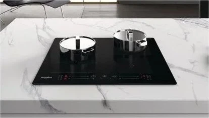 WHIRLPOOL indukcinė kaitlentė WF S7560 NE 60 cm, 1 FlexiSlide, Booster, Juodas