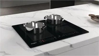 WHIRLPOOL indukcinė kaitlentė WF S7560 NE 60 cm, 1 FlexiSlide, Booster, Juodas