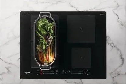 WHIRLPOOL indukcinė kaitlentė WF S7560 NE 60 cm, 1 FlexiSlide, Booster, Juodas