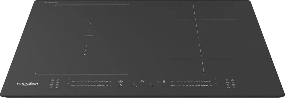 „Whirlpool WF S7560NE BM“ | Kaitlentė | Indukcinė | Degiklių / virimo zonų skaičius: 4 | Elektroninė | Juodas | Laikmatis