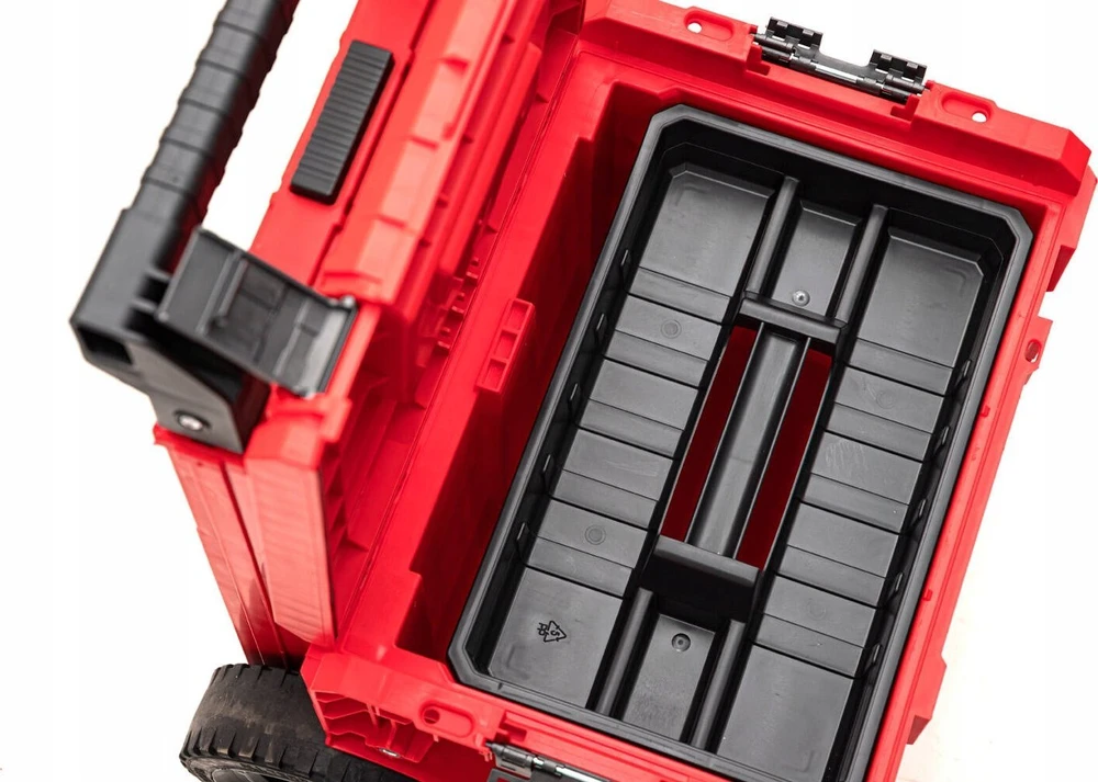 Q-Brick QBRICK PRO įrankių dėžė su ratukais 2.0 PLUS Raudonas | QBrick