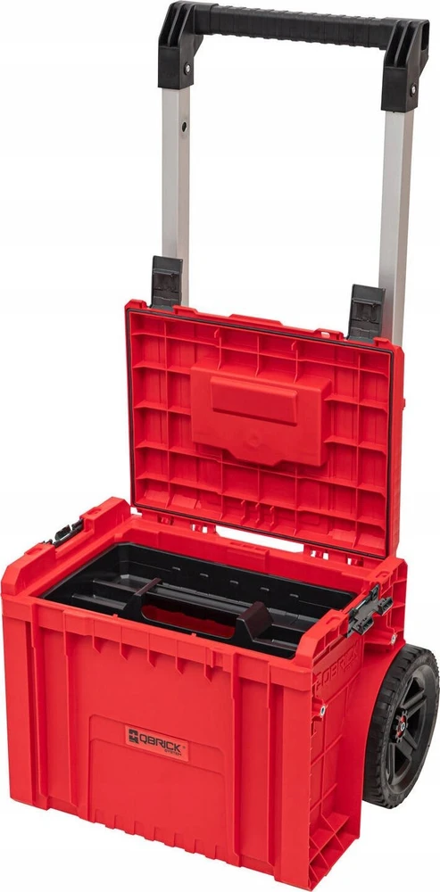 Q-Brick QBRICK PRO įrankių dėžė su ratukais 2.0 PLUS Raudonas | QBrick