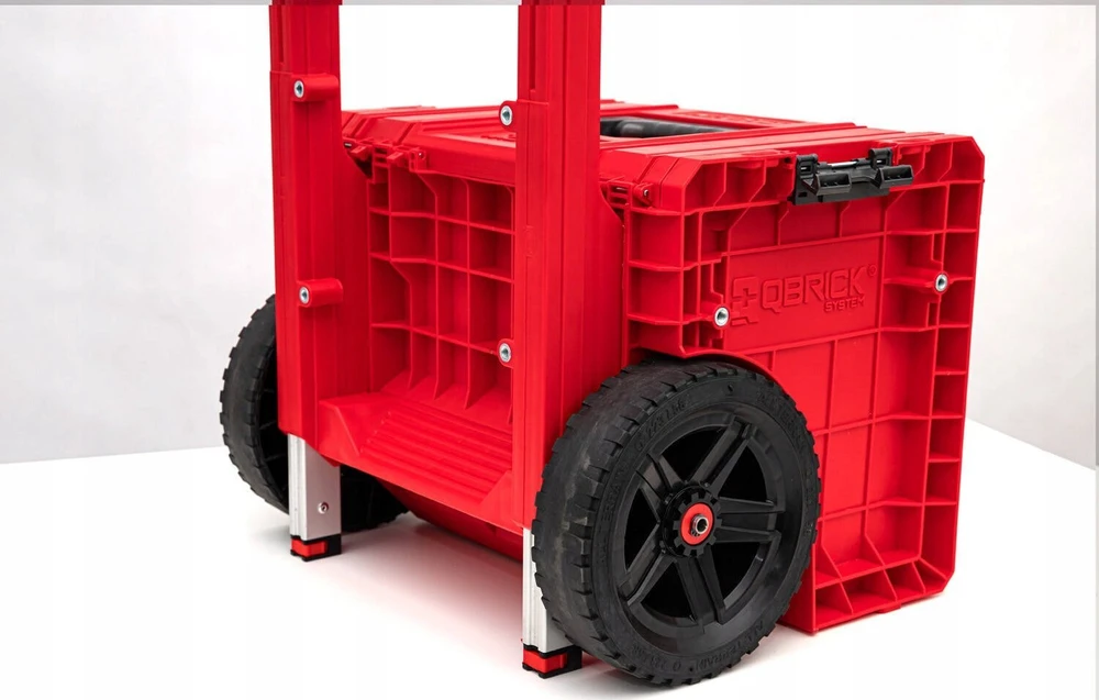Q-Brick QBRICK PRO įrankių dėžė su ratukais 2.0 PLUS Raudonas | QBrick