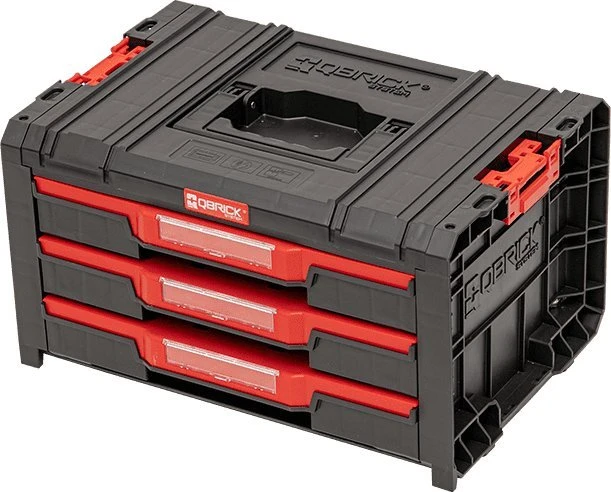 Q-Brick Įrankių dėžė Qbrick SKRQPROD3B2CZAPG003; su 3 stalčiais