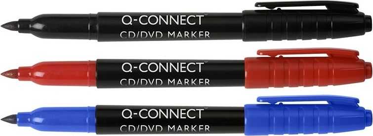 Q-Connect Žymeklis CD/ DVD 1mm juodas