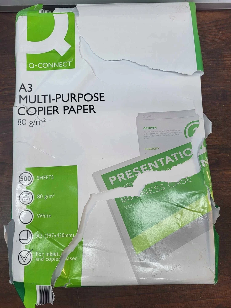 Q-Connect Kopijavimo popierius A3 80 g 2500 lapų